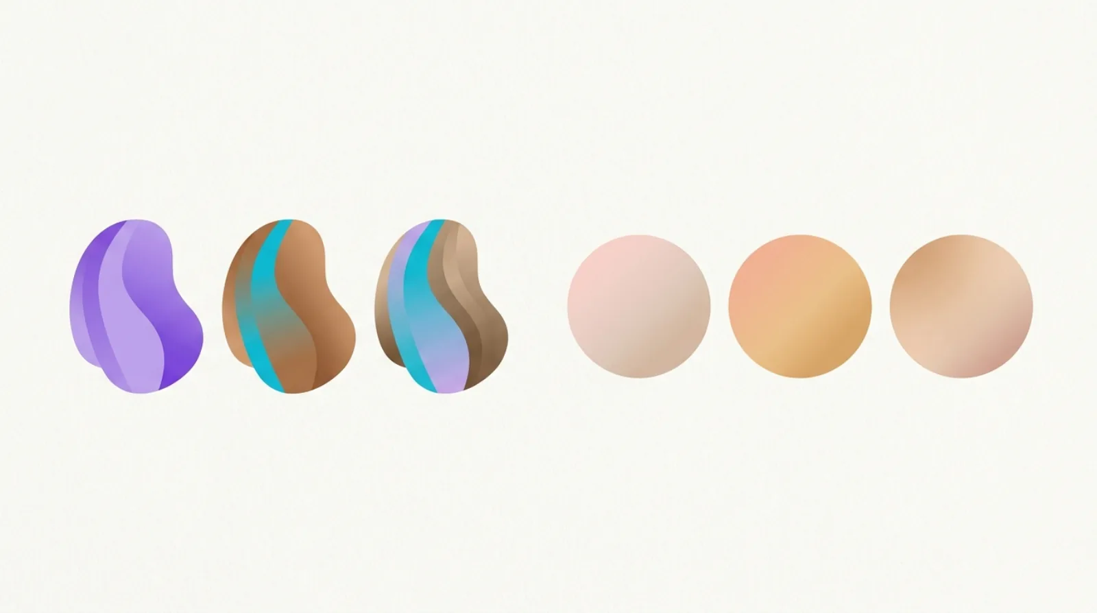 Flat illustration comparing cool, warm, and neutral hair colour swatches beside different skin tones.